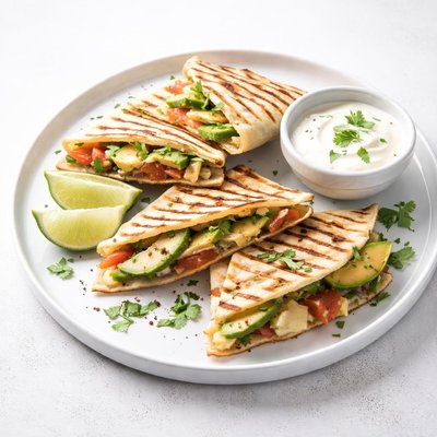 Image of Grilled Avocado Quesadillas