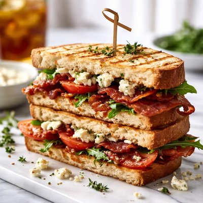 Image of Grilled Bacon and Bleu Sandwiches