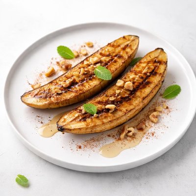 Image of Whole30 Grilled Banana with Honey and Cinnamon