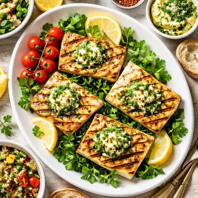 Image of Grilled Barramundi with Lemon Herb Butter