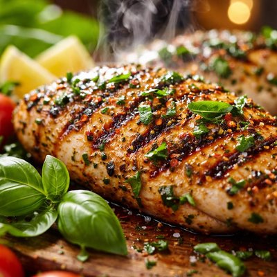 Image of Grilled Basil Chicken