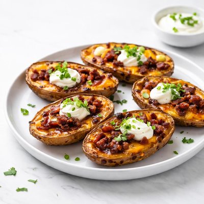 Image of Grilled Bbq Potato Skins