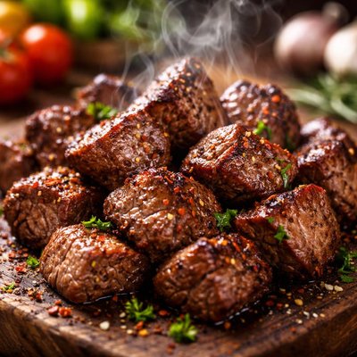 Image of Whole30 Grilled Beef Chunks