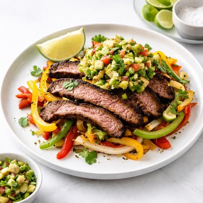 Image of Grilled Beef Fajitas with Avocado Pico De Gallo