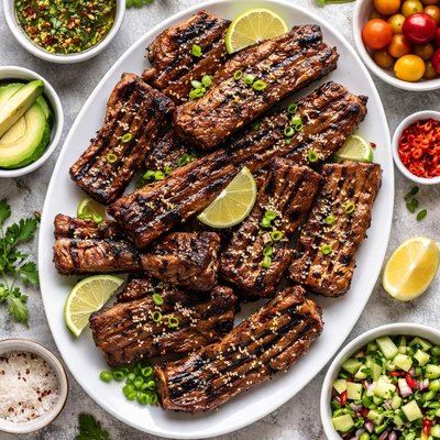 Image of Costillas Cortas de Res a la Parrilla Keto.