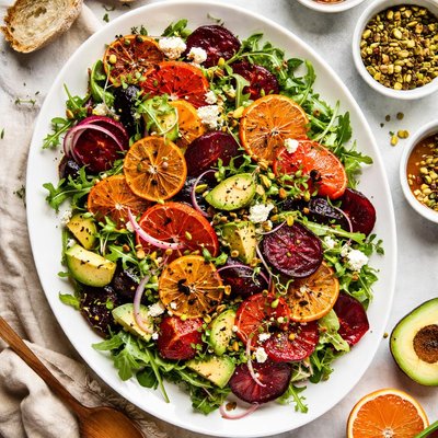 Image of Grilled Beet Charred Citrus Salad