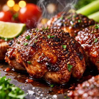 Image of Grilled Bloody Mary Chicken