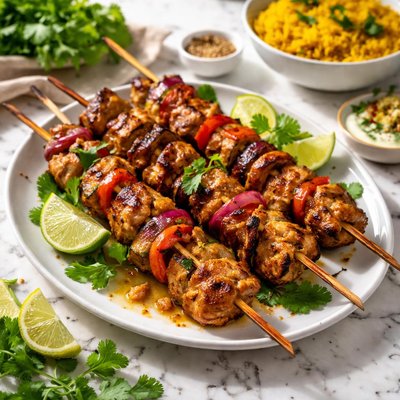 Image of Grilled Bombay Skewers