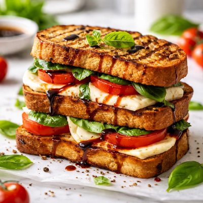 Image of Grilled Caprese Sandwich