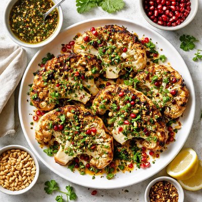 Image of Coliflor a la Parrilla con Aceite de Hierbas Bajo en Sodio