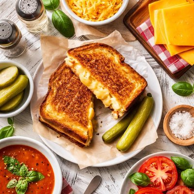 Image of Grilled Cheese Diner Style