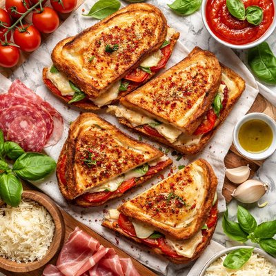 Image of Grilled Cheese Italian Style