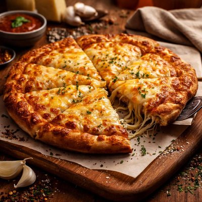 Image of Grilled Cheese Pizza