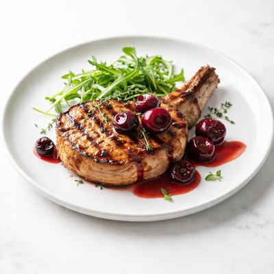 Image of Grilled Cherry Pork Chops