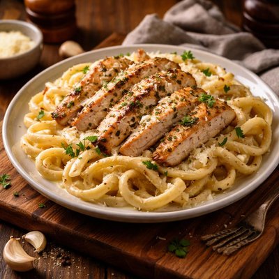 Image of Grilled Chicken Alfredo