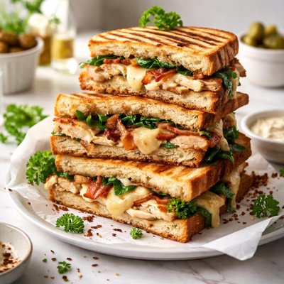 Image of Grilled Chicken and Cheese Sandwiches