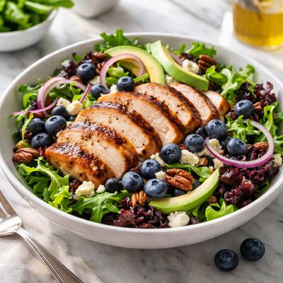 Image of Grilled Chicken Blueberry Salad