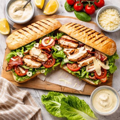 Image of Grilled Chicken Caesar Sandwich