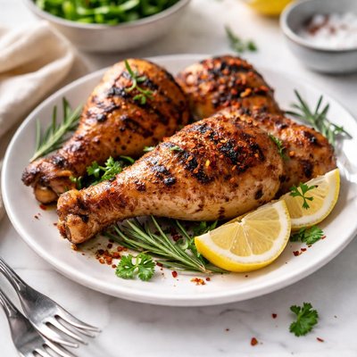 Image of Grilled Chicken Leg with Skin