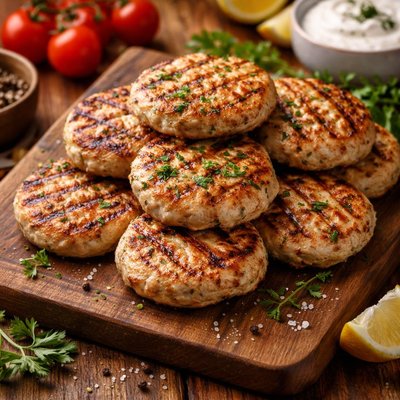 Image of Whole30 Grilled Chicken Patties