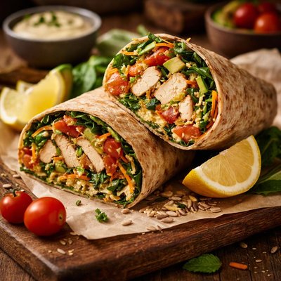 Image of Whole30 Grilled Chicken Protein Wrap