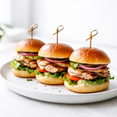 Image of Whole30 Grilled Chicken Sliders