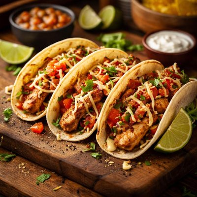 Image of Grilled Chicken Soft Tacos