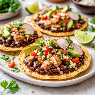 Image of Grilled Chicken Tostadas