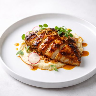 Image of Grilled Chicken with Curry Glaze