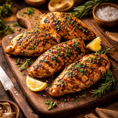 Image of Grilled Chicken with Herbs