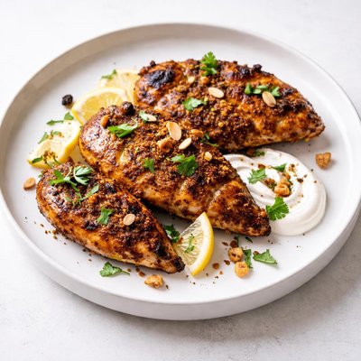 Image of Grilled Chicken with Moroccan Spices