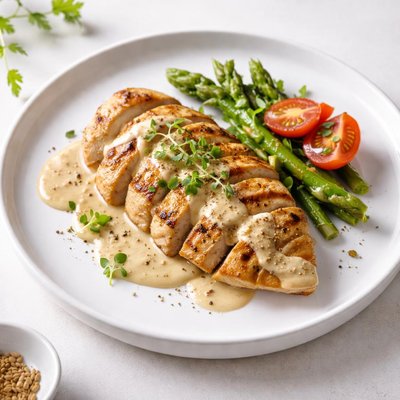 Image of Grilled Chicken with Mustard Sauce