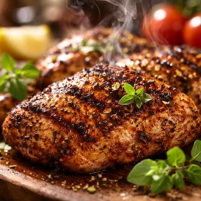 Image of Grilled Chicken with Oregano Cinnamon and Paprika