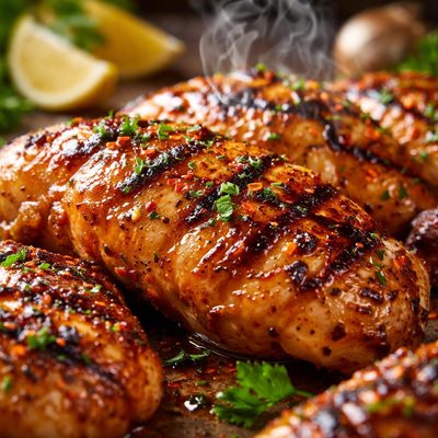Image of Grilled Chicken with Sweet Carolina Barbecue Sauce