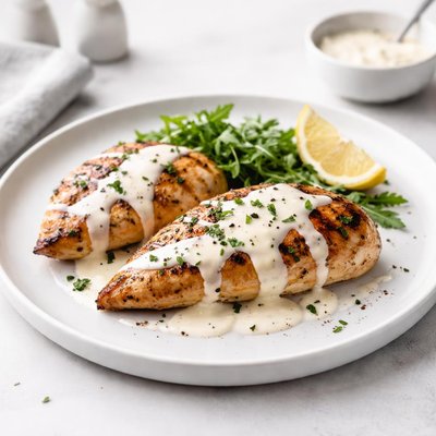 Image of Grilled Chicken with White Barbecue Sauce