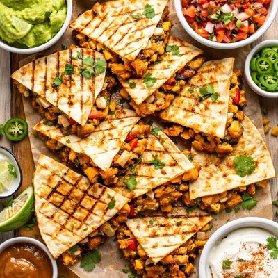Image of Grilled Chipotle Chicken Quesadillas
