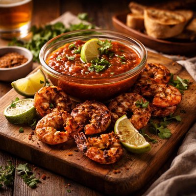 Image of Grilled Chipotle Shrimp Cocktail