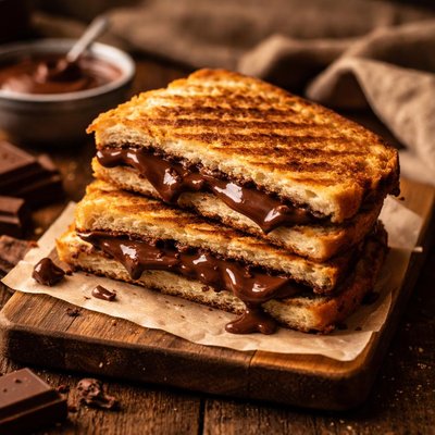Image of Grilled Chocolate Sandwich