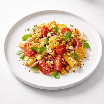 Image of Grilled Corn and Tomato Salad