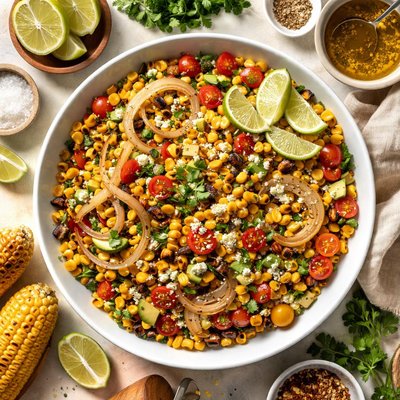 Image of Grilled Corn Sweet Onion Salad