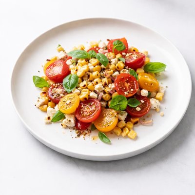 Image of Grilled Corn Tomato Salad