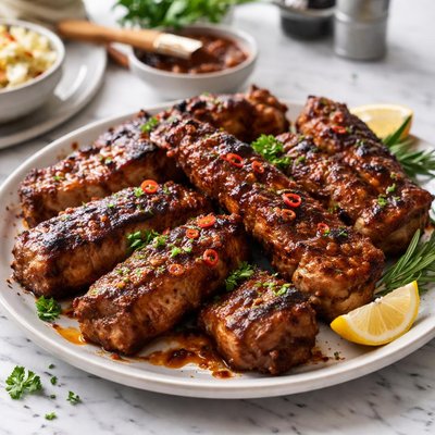 Image of Grilled Country Pork Ribs