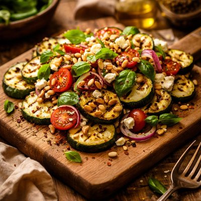 Image of Grilled Courgette Salad