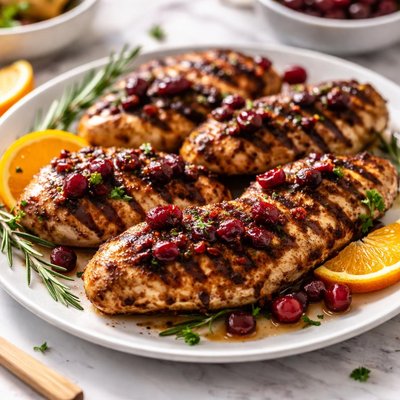 Image of Grilled Cranberry Chicken