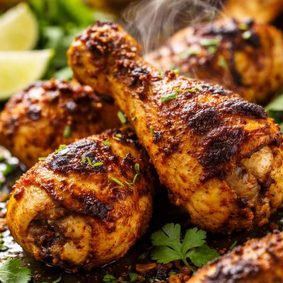 Image of Grilled Curry Chicken Legs