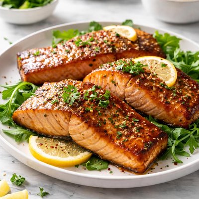 Image of Grilled Dijon Maple Salmon