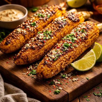 Image of Grilled Firecracker Corn on the Cob