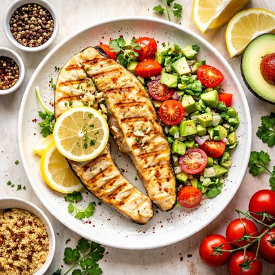 Image of Whole30 Grilled Fish Steak