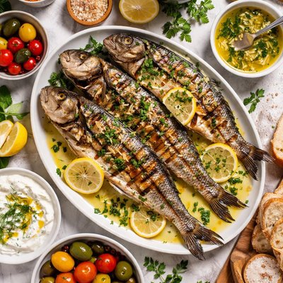 Image of Grilled Fish with Latholemono