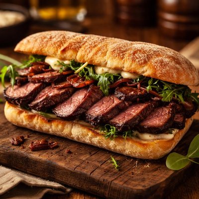 Image of Grilled Flank Steak Sandwich